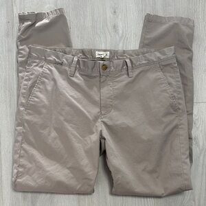 🔥BUNDLESALE Men's 36/33 Open Edit Slim Fit Tan Chino Khaki Pants